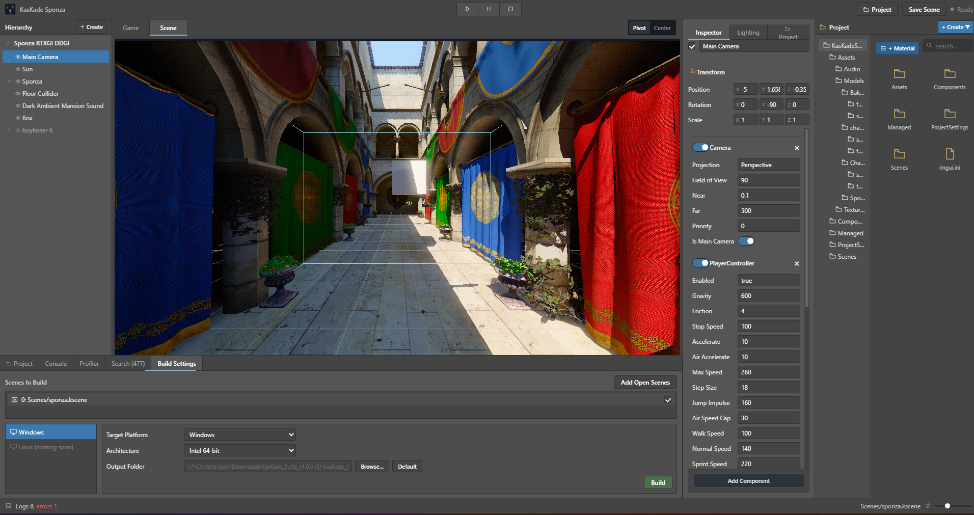 KasKade Studio Viewport